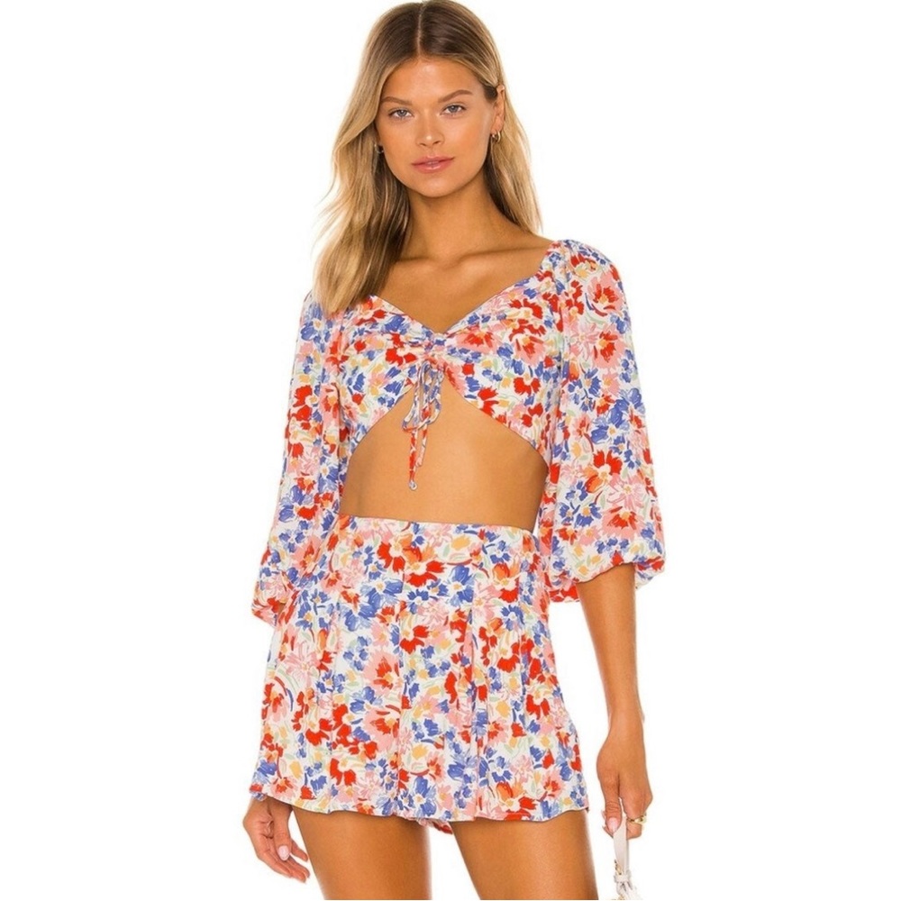 L*space farryn top in flowers forever